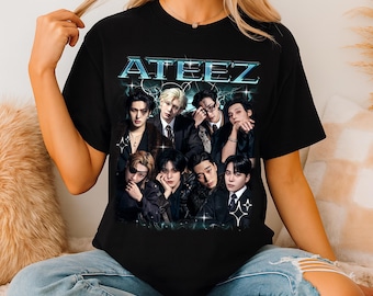 Ateez Kpop Graphics Shirt, Ateez 2025 World Tour In Your Fantasy Shirt, Ateez Golden Hour Part 4 Shirt, Ateez Aniteez Members Kpop Sweater