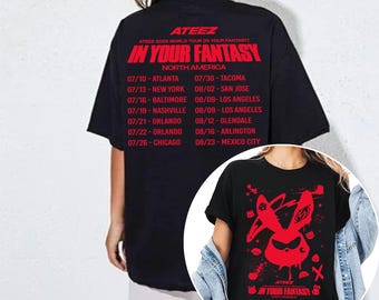 ATEEZ World Tour MD the Fellowship Break the Wall Tshirt ATZ the