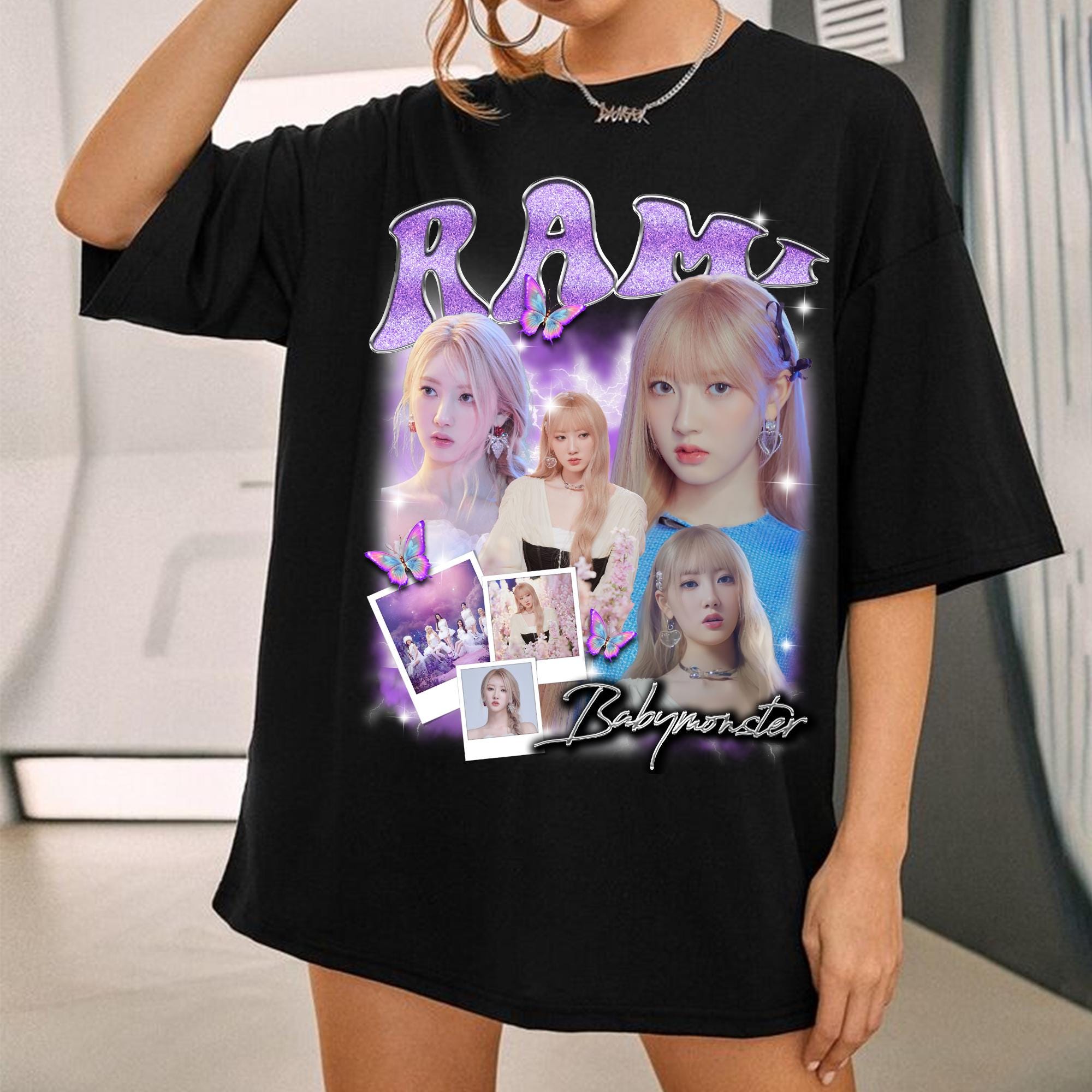 M 黒 Tシャツ babymonster ソウルコン ベビモン 韓国 m65598711647_1.jpg?1723266208