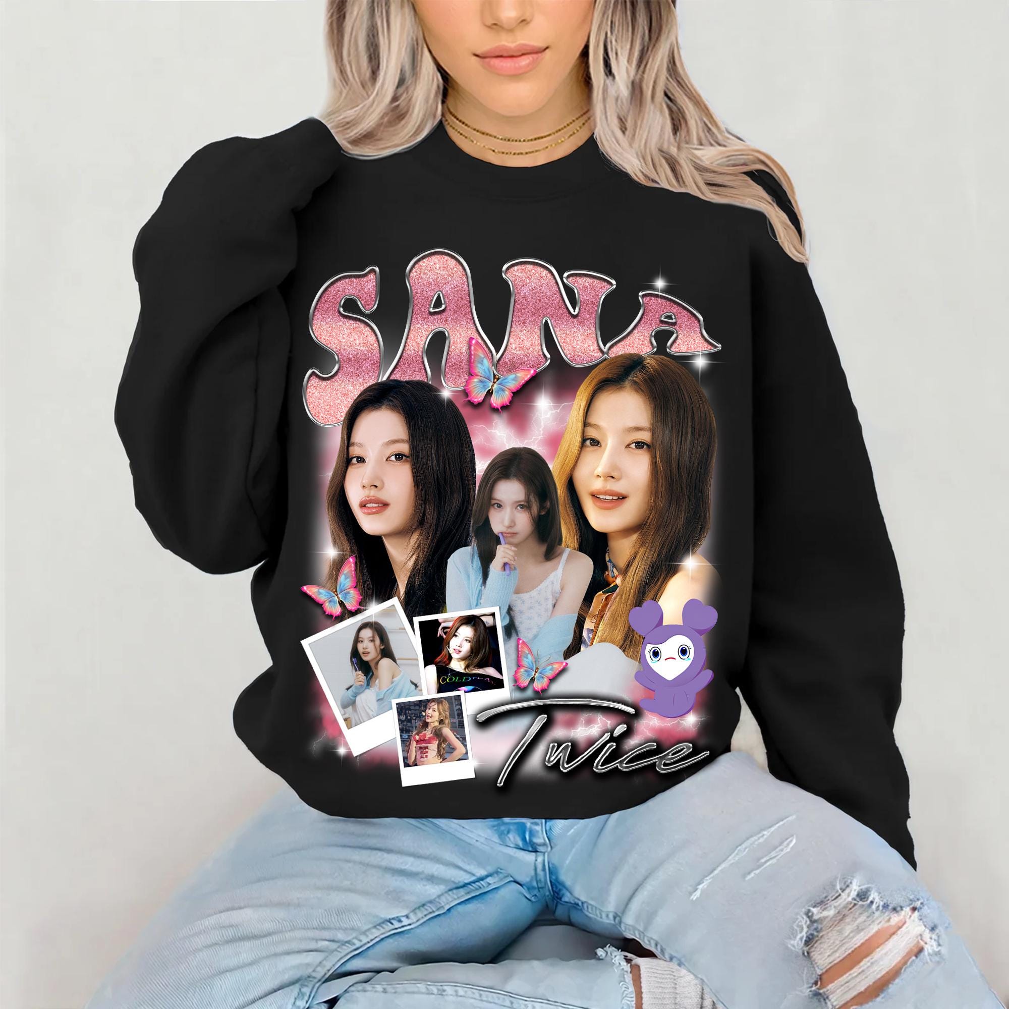 Sana Twice Graphics T-shirt, Twice Four is Shirt, Guess My