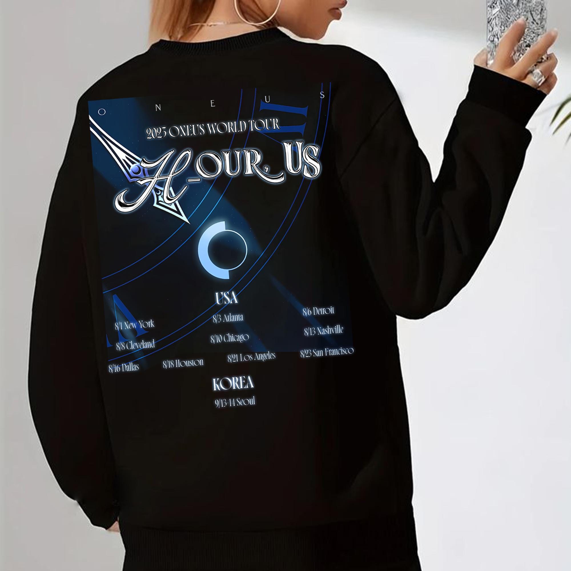 Oneus World Tour Hour Us 2025 T-shirt, Oneus 5X Album Shirt, Dear