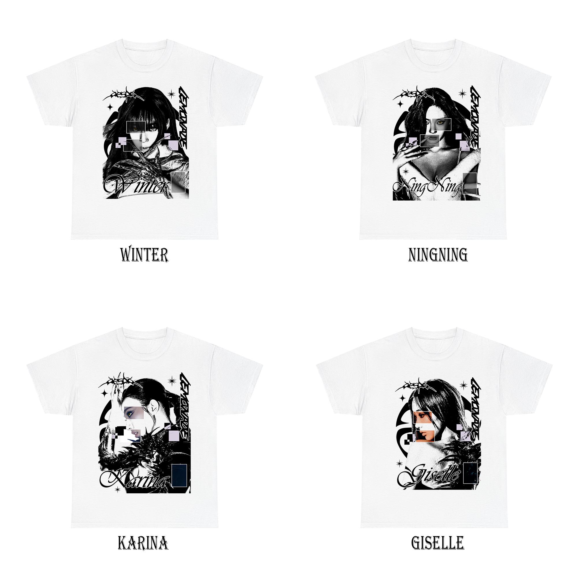 Aespa Lemonade Kpop T-shirt, Aespa WDA Whole Different Animal