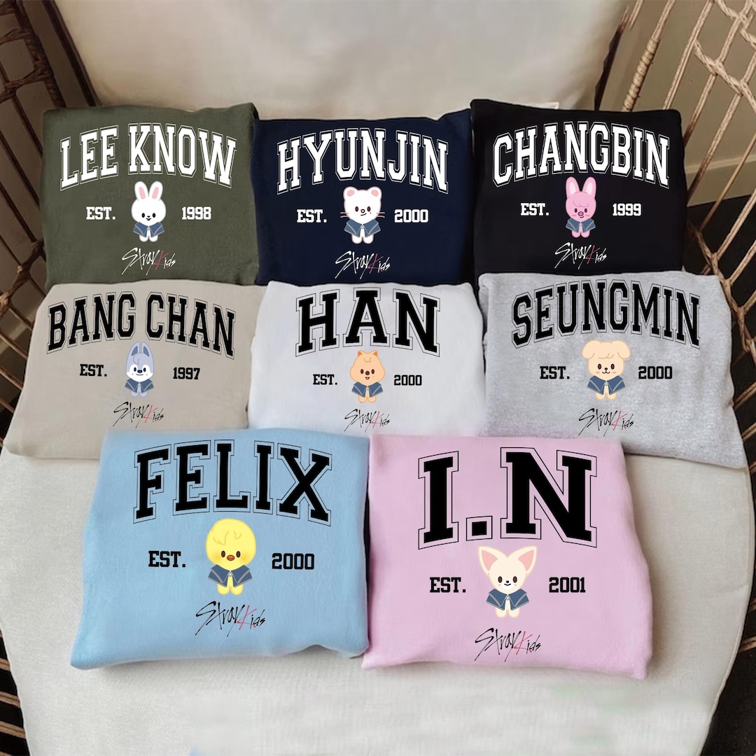 Stray Kids Members Skzoo Magic School Sweatshirt, Stray Kids