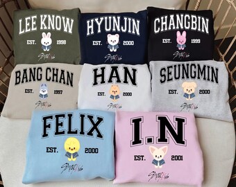 Stray Kids Members Skzoo Magic School Sweatshirt, Stray Kids dominATE World Tour US 2025, Skz Ate Album Shirt, Bang Chan, Lee Know, Changbin