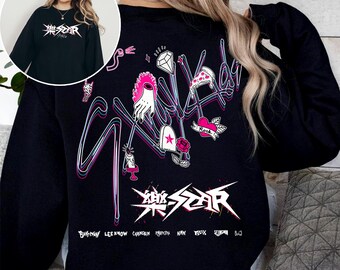 Stray Kids ROCK-STAR Album Sweatshirt, Stray Kids 樂-STAR T-Shirt, Stray Kids dominATE World Tour 2025 Tee, Bang Chan, Lee Know, Changbin Tee
