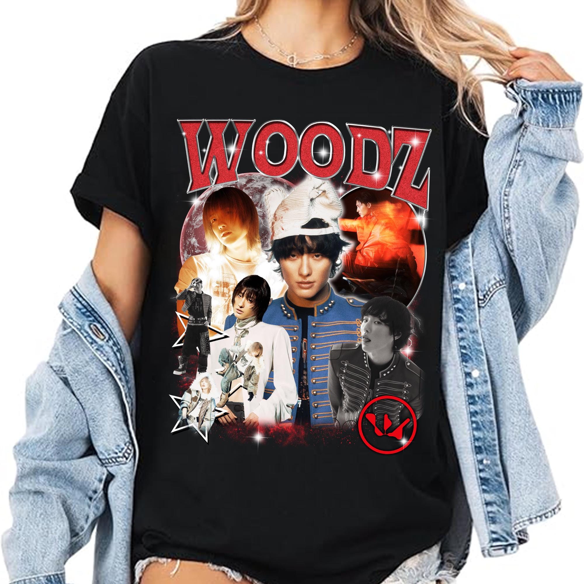 WOODZ Archive.1 LONG-SLEEVE T-SHIRTS　M WOODZ Archive 1 Graphics T-shirt, WOODZ Archive 1 Album Shirt