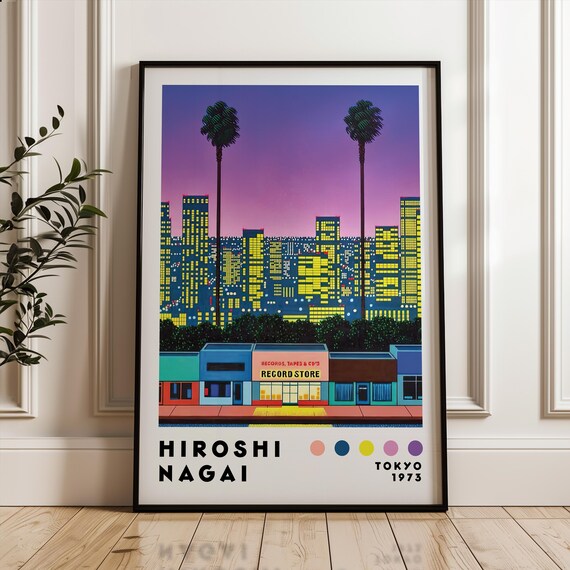 Hiroshi Nagai Art Print, Digital Download, Japanese Art Poster