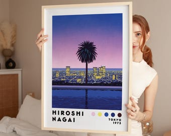 永井博アートプリント、日本のシティポップ、デジタルダウンロード