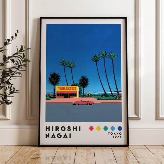 永井宏　words 　nagai hiroshi 00-11 Hiroshi Nagai Art Print, Home Decor, Japanese Art Poster, Modern