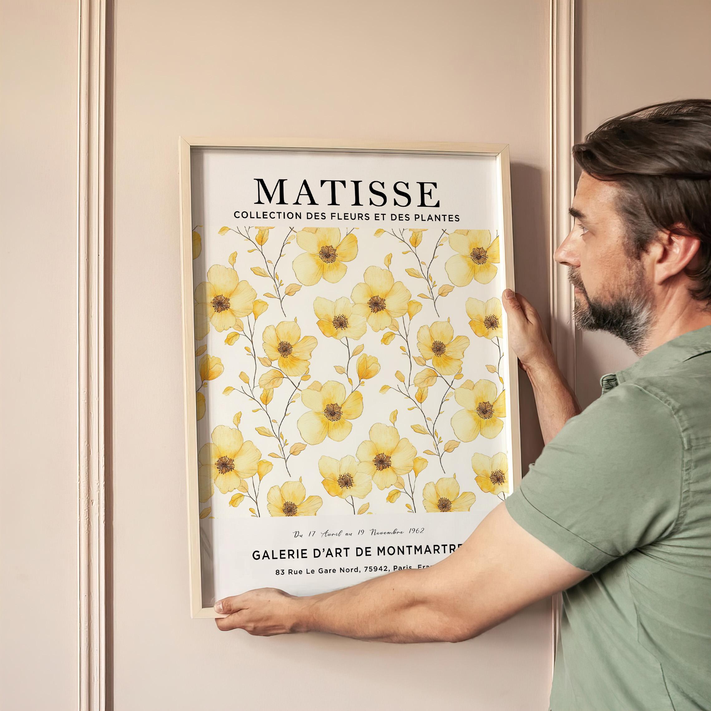 Henri Matisse Art Print, Matisse Flower Poster, Flower Market