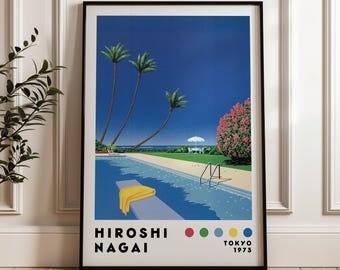 永井博アートプリント、デジタルダウンロード、日本のアートポスター