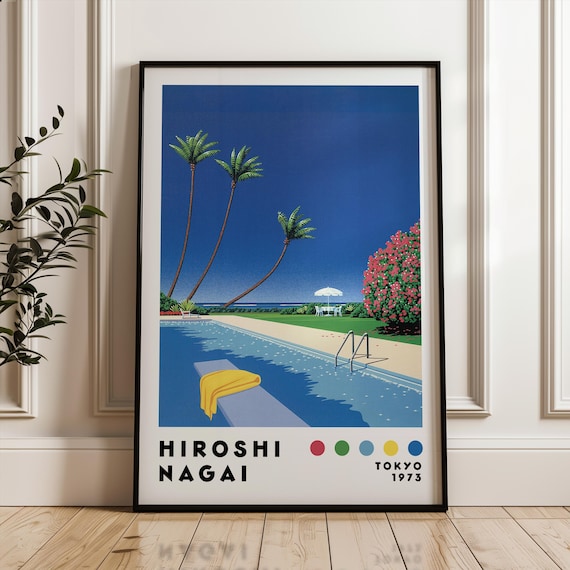 永井博アートプリント、デジタルダウンロード、日本のアートポスター