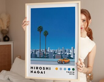 永井博アートプリント、デジタルダウンロード、日本のアートポスター
