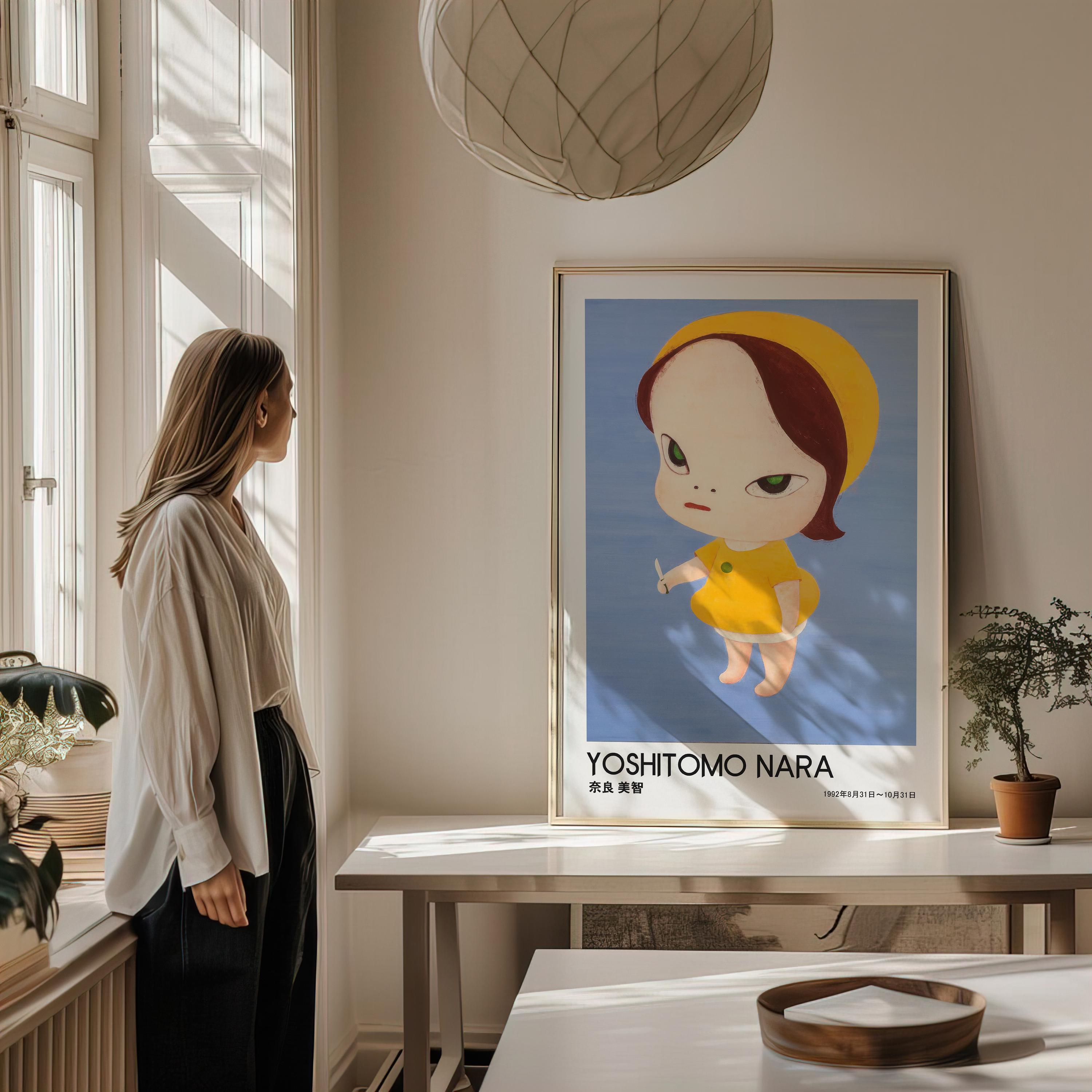 Girl With Yellow Hat, Yoshitomo Nara, Digital Poster Download - Etsy
