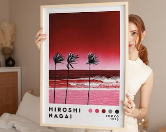 永井博アートプリント、モダンアートプリント、日本のシティポップ