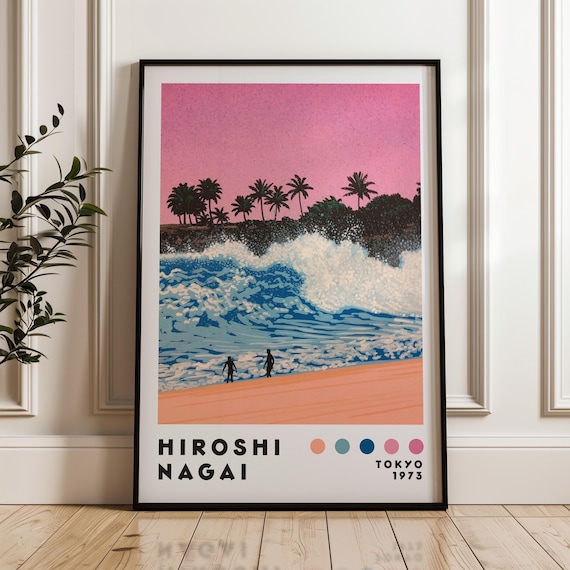 Hiroshi Nagai Art Print, Digital Download, Home Decor, Japanese
