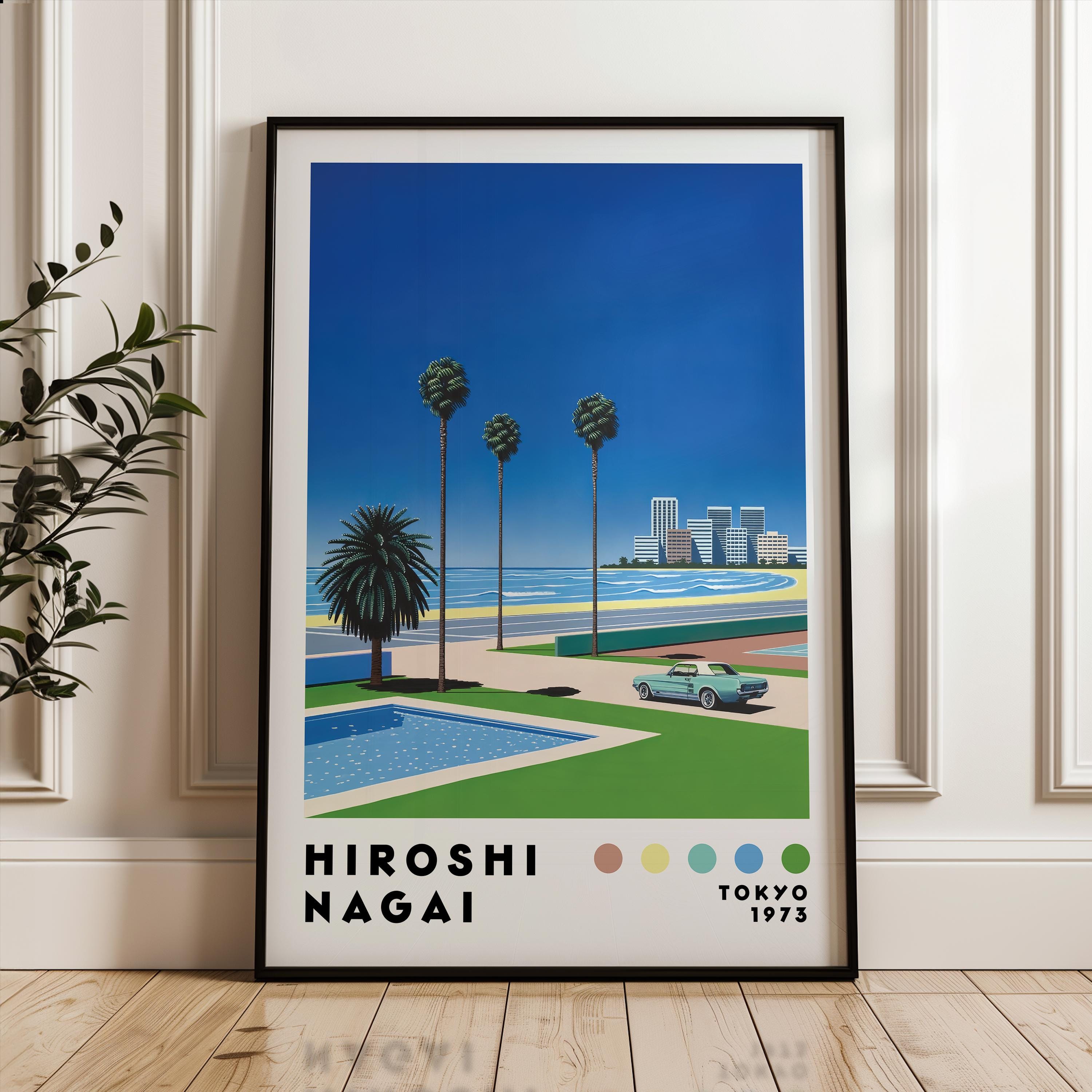Hiroshi Nagai Art Print, Digital Download, Japanese Art Poster