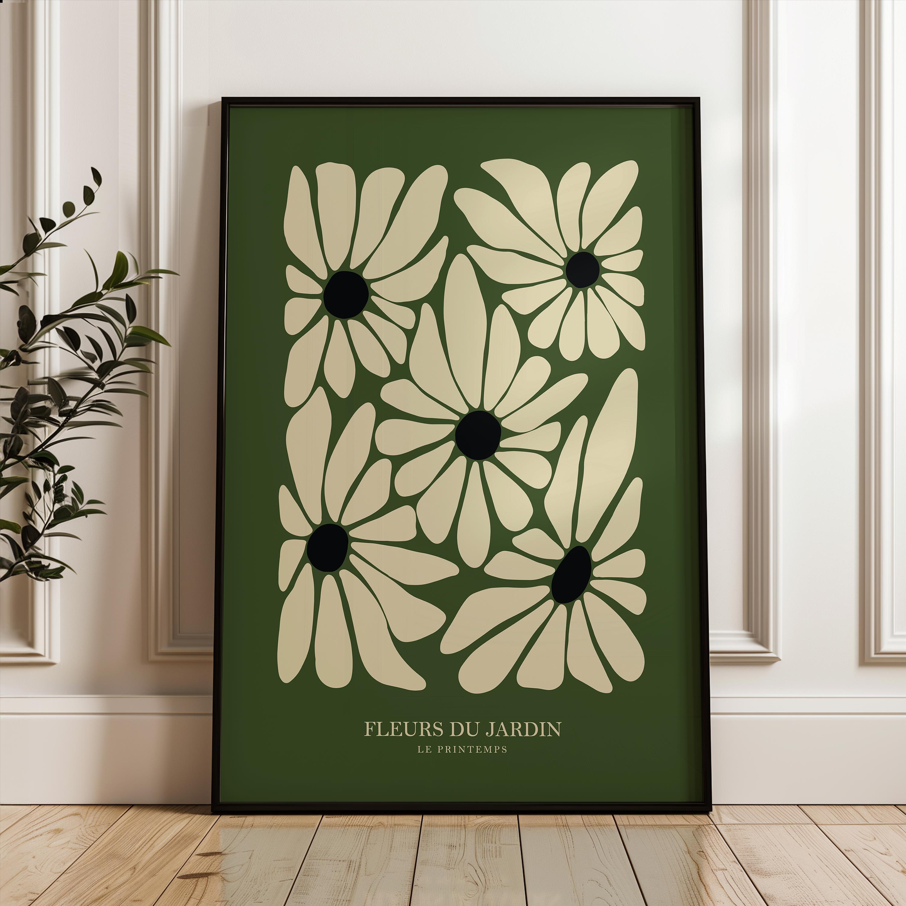 Henri Matisse Flower Style Exhibition Poster, Famous Gallery Wall