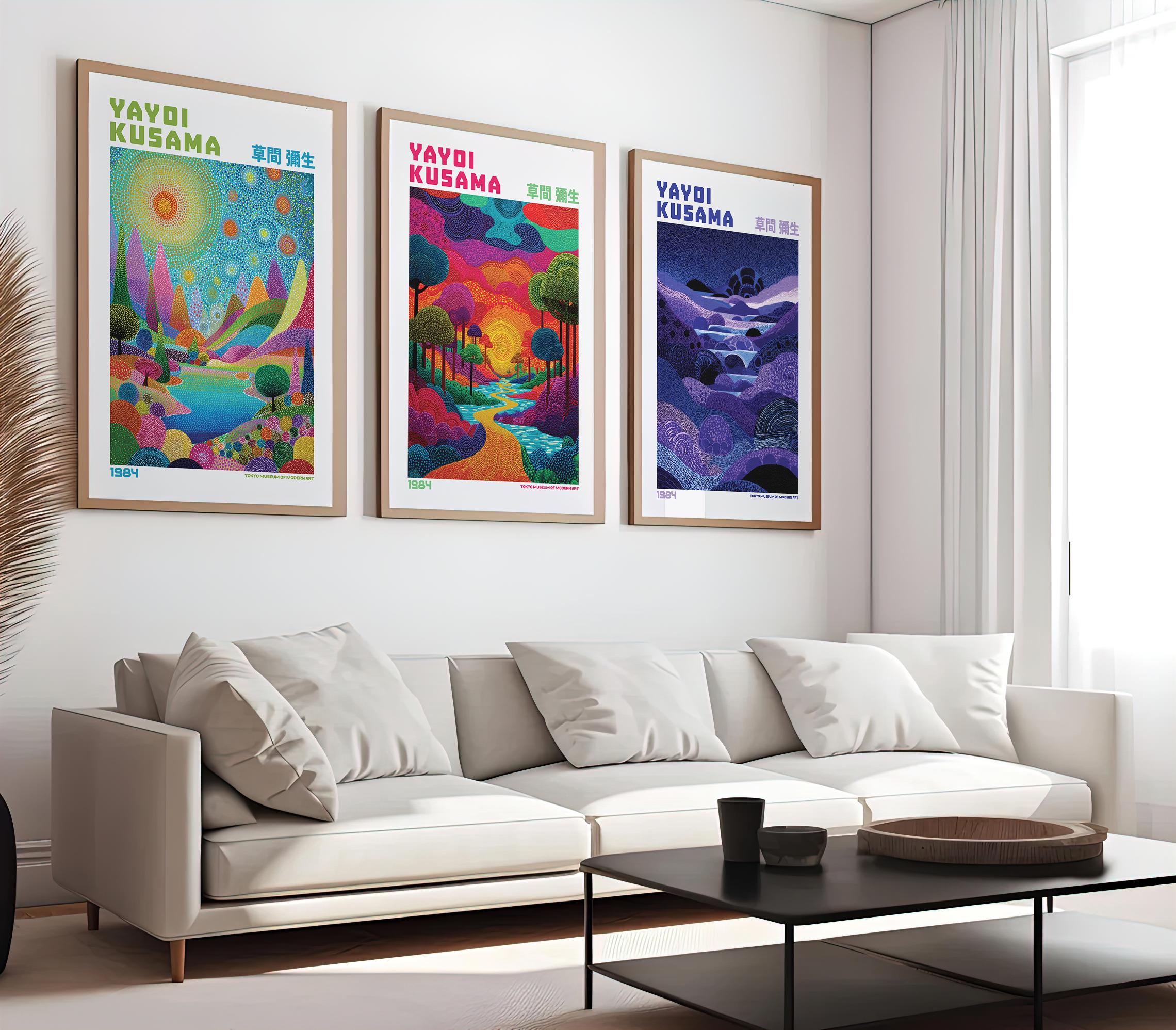 Yayoi Kusama Poster Bundle, Set of 213 Prints - Instant Digital