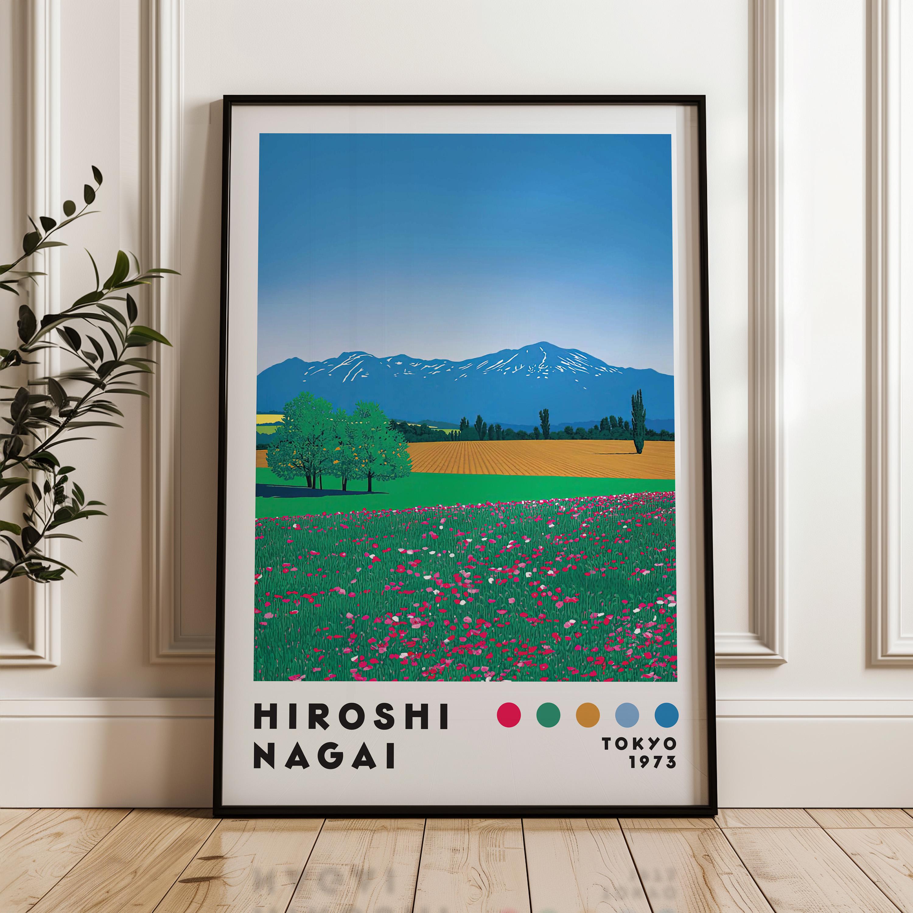 Hiroshi Nagai Art Print, Japanese Landscape Poster (digital