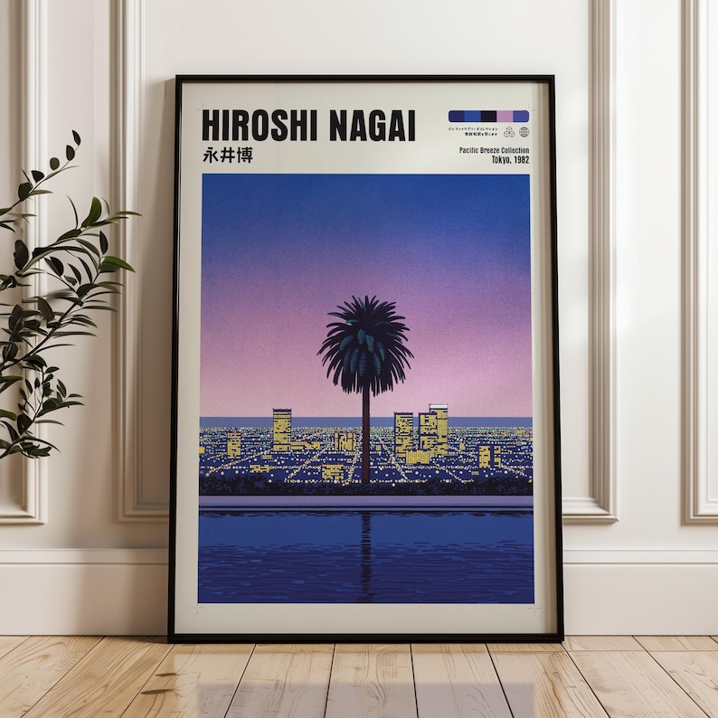 Hiroshi Nagai-posterbundel, set van 187 - Japanse stadspopafdrukken - digitale download afbeelding 11