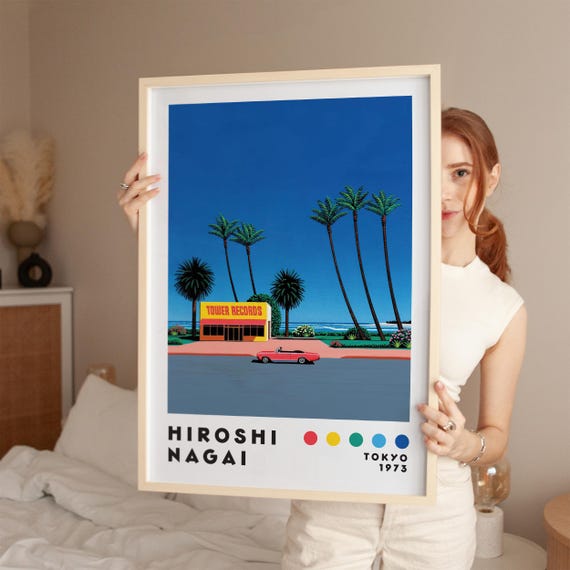 【初版・限定6000部】 smile / nagai hiroshi Hiroshi Nagai Art book Palm Street Songs 128×188mm 70Artworks