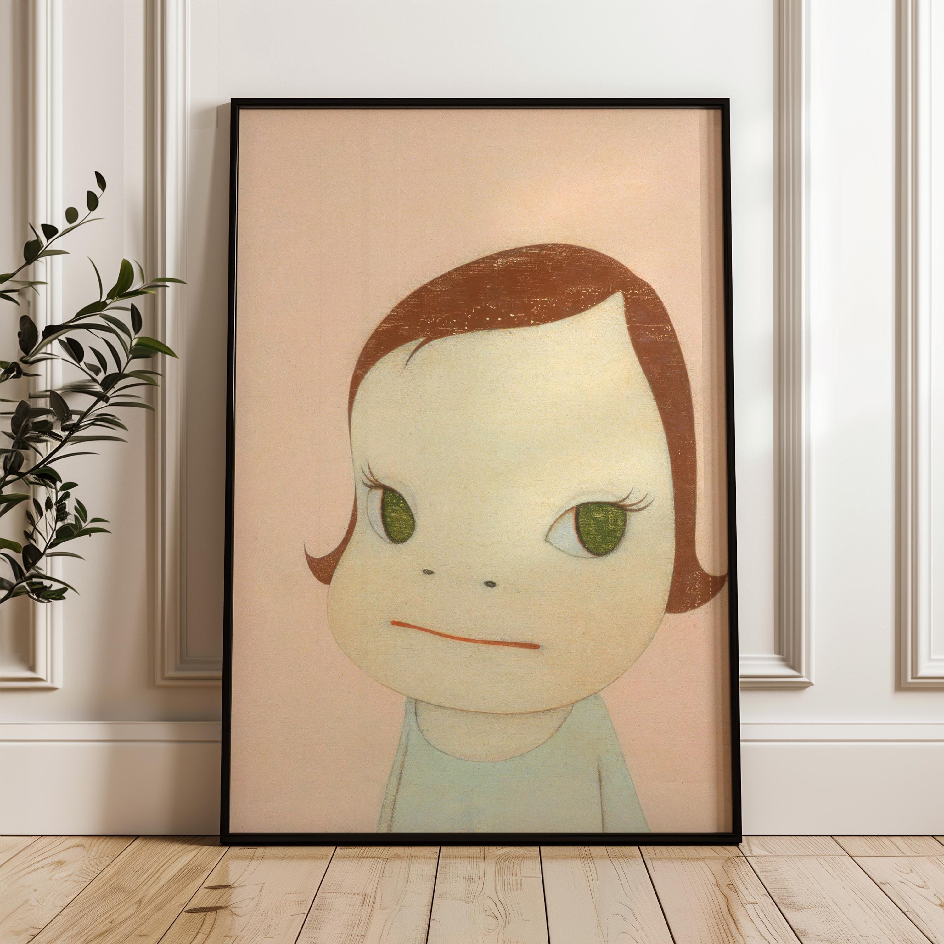 少女の肖像、奈良美智作品、デジタルポスターダウンロード - Etsy 日本