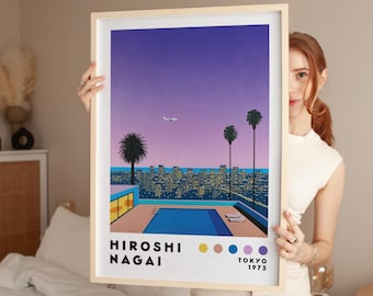 永井博アートプリント、日本のシティポップ、デジタルダウンロード