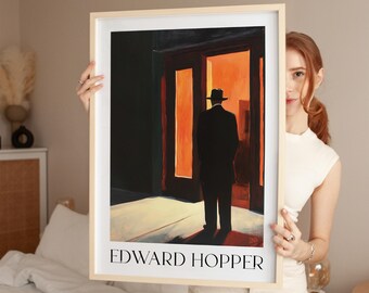 Edward Hopper Print, Digital Download, American Painting, Edward Hopper Poster, Vintage Edward Hopper Poster, Edward Hopper Art