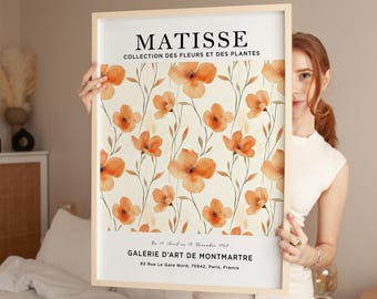 アンリ マティス アート プリント、マティス フラワー ポスター