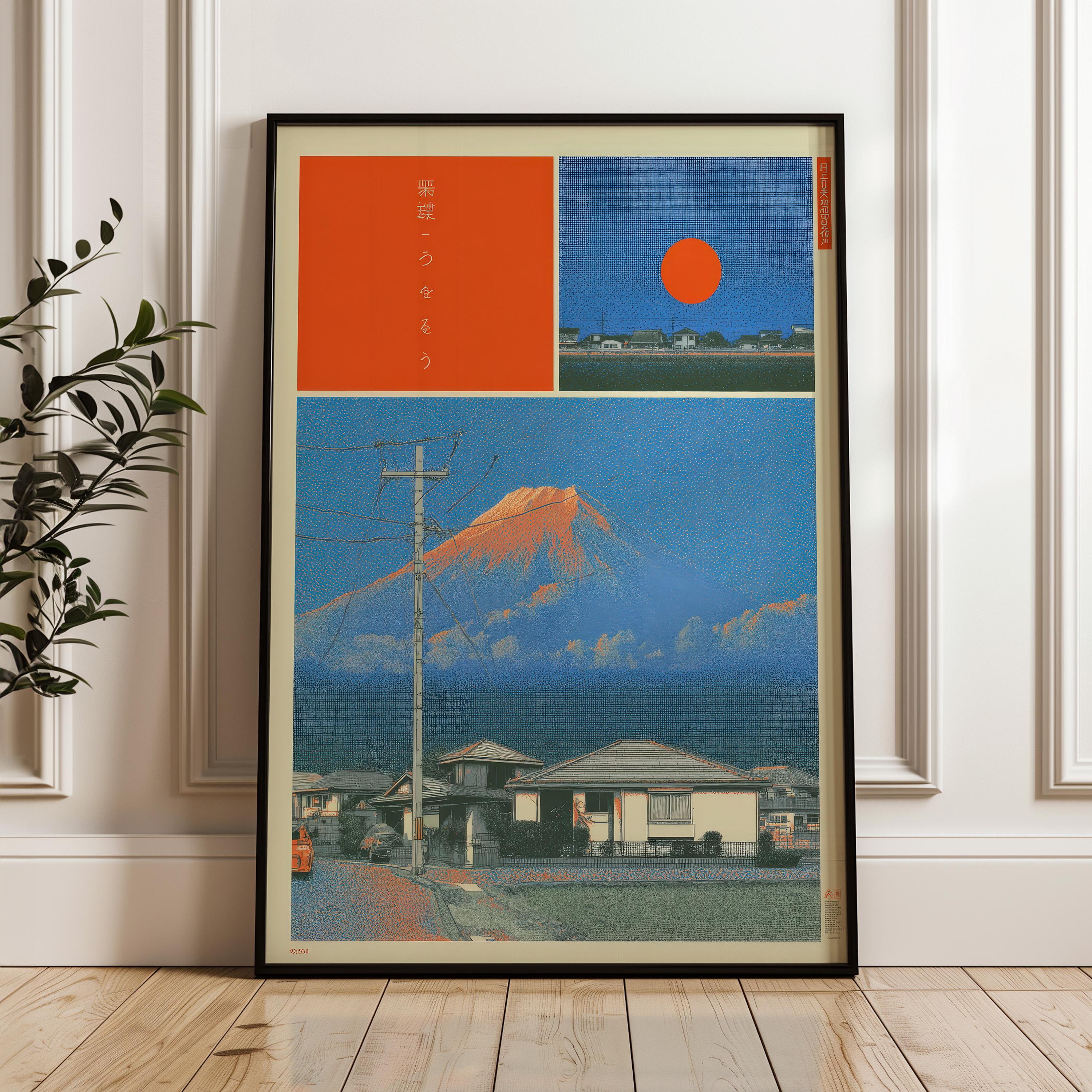 Retro Japanese Y2K Poster, Indie Room Decor, Aesthetic 90s