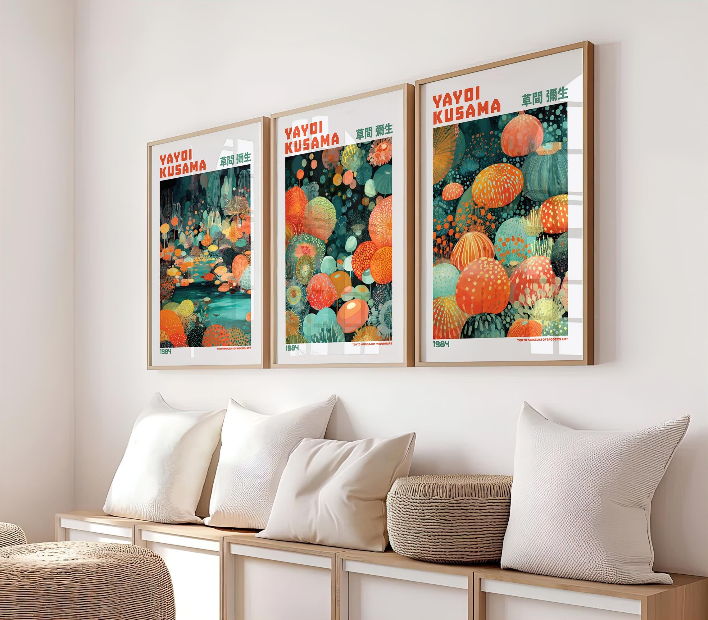 Yayoi Kusama Poster Bundle, Set of 213 Prints - Instant Digital