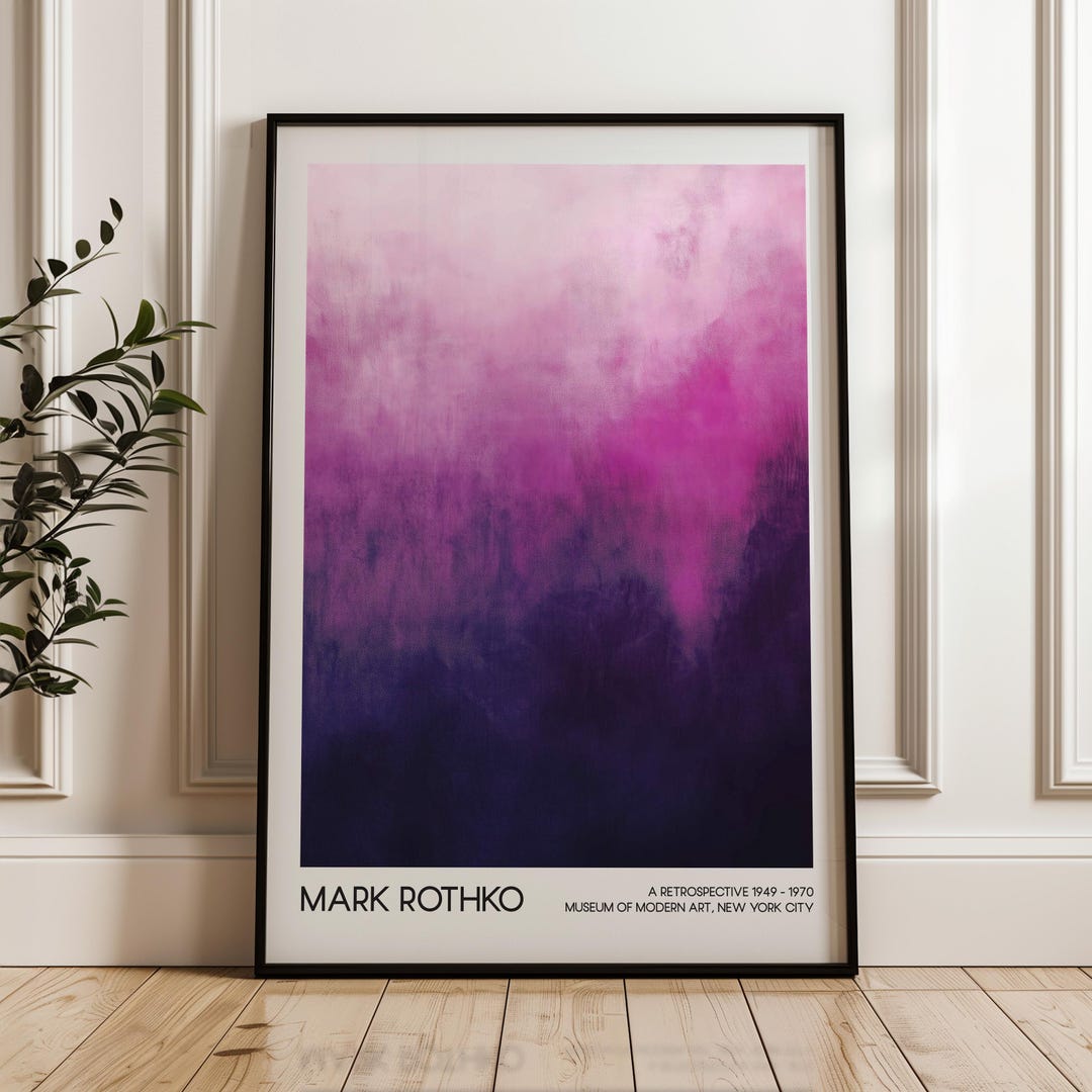 Mark Rothko Printable Mark Rothko Art Poster, Printable Wall Art, Home Decor, Digital ...
