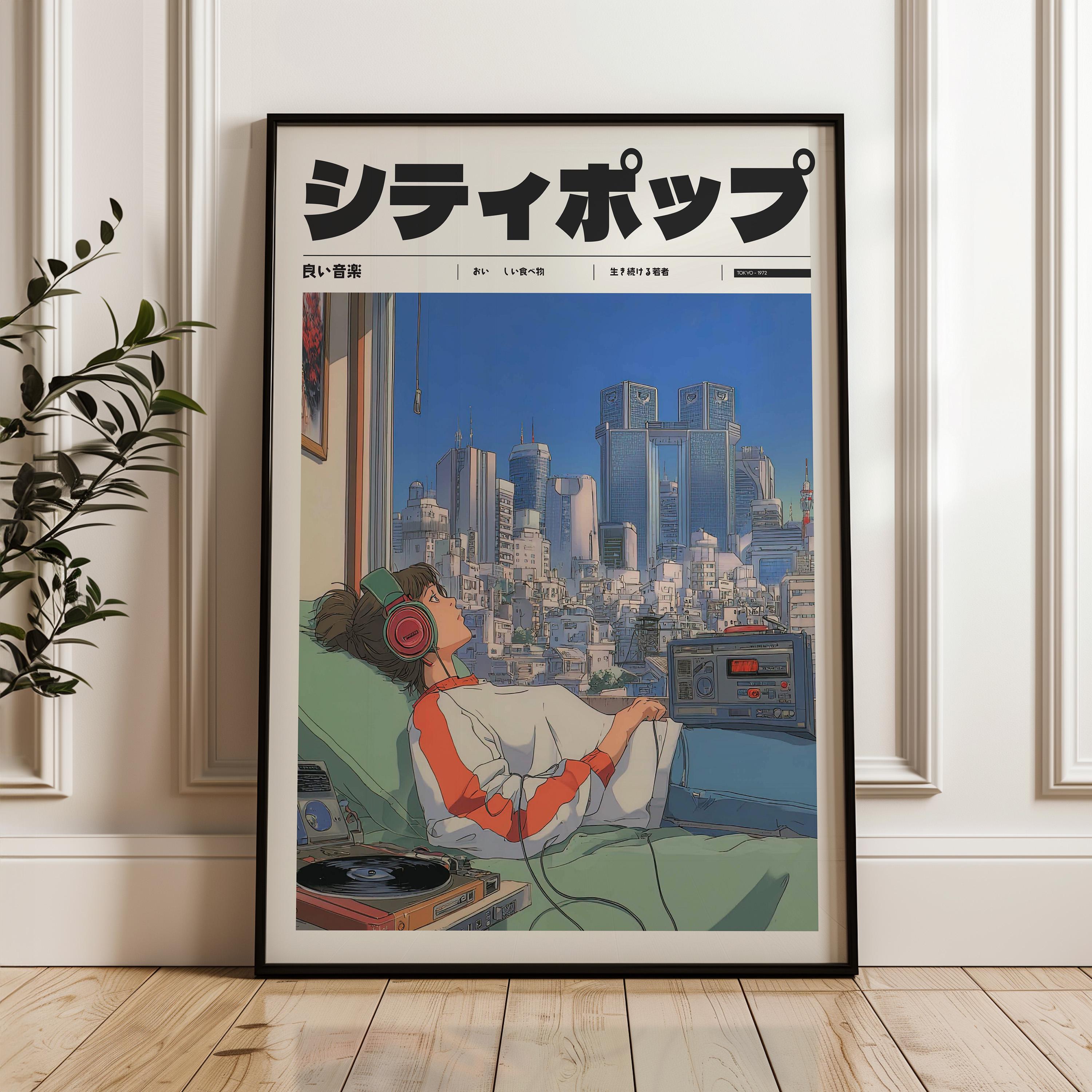 Vintage Style Manifest Art, Aesthetic 90s Vaporwave Print, Retro