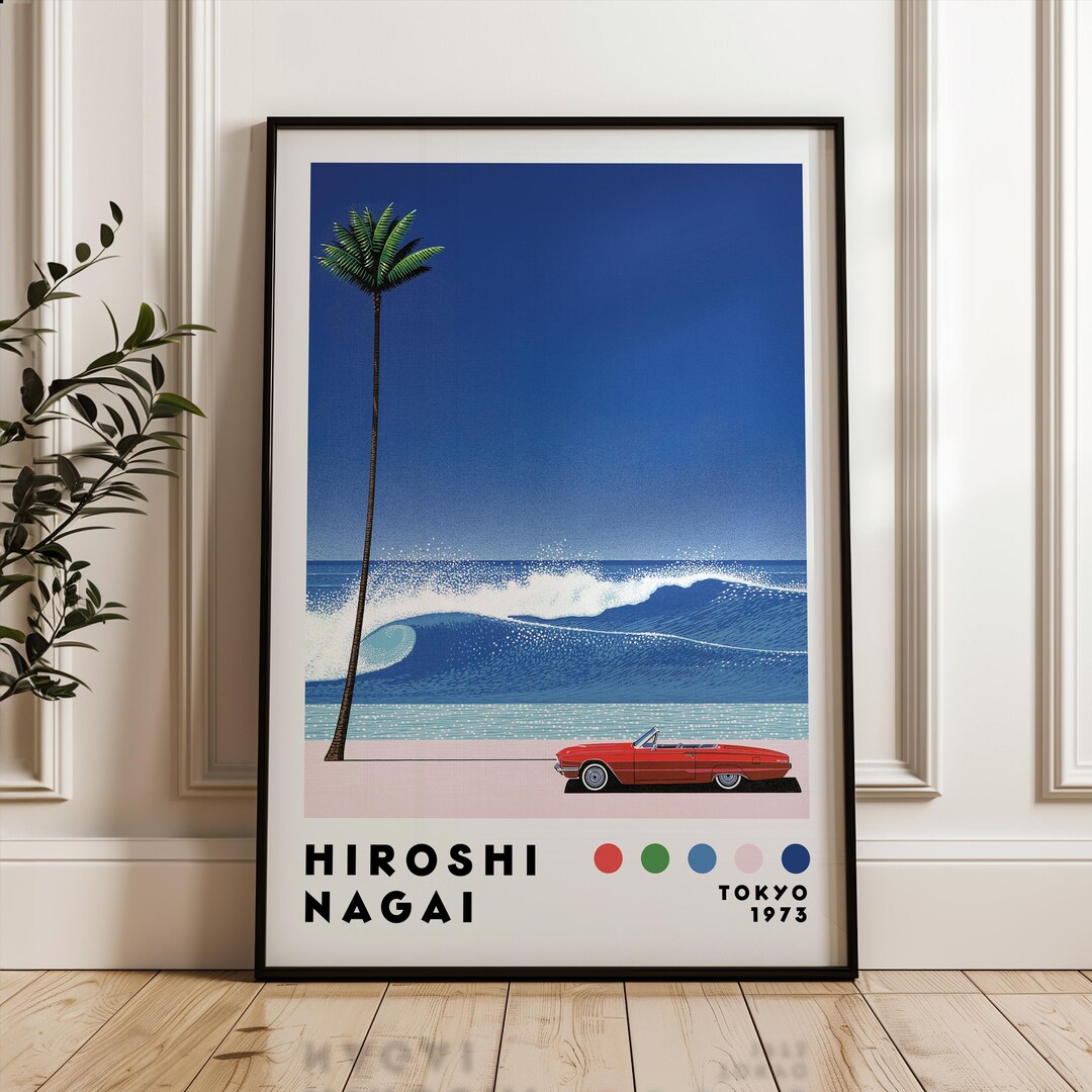 Hiroshi Nagai Art Print, Digital Download, Japanese Art Poster
