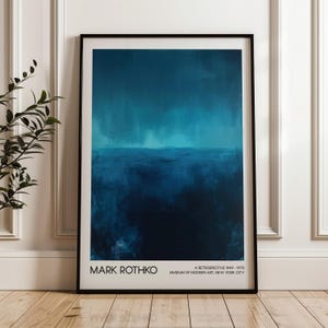 Mark Rothko Art Poster, Digital Download, Printable Wall Art, Modern Art Exhibition Poster, Abstract Art, Living Room Decor, Home Decor