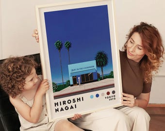 永井博 アートプリント、日本のシティポップポスター（デジタル