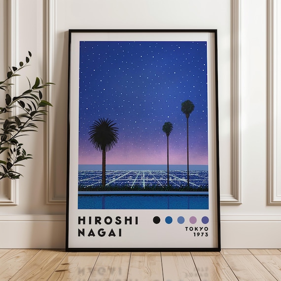 【初版】words / nagai hiroshi Hiroshi Nagai Vaporwave Art Print, Japanese City Pop (digital
