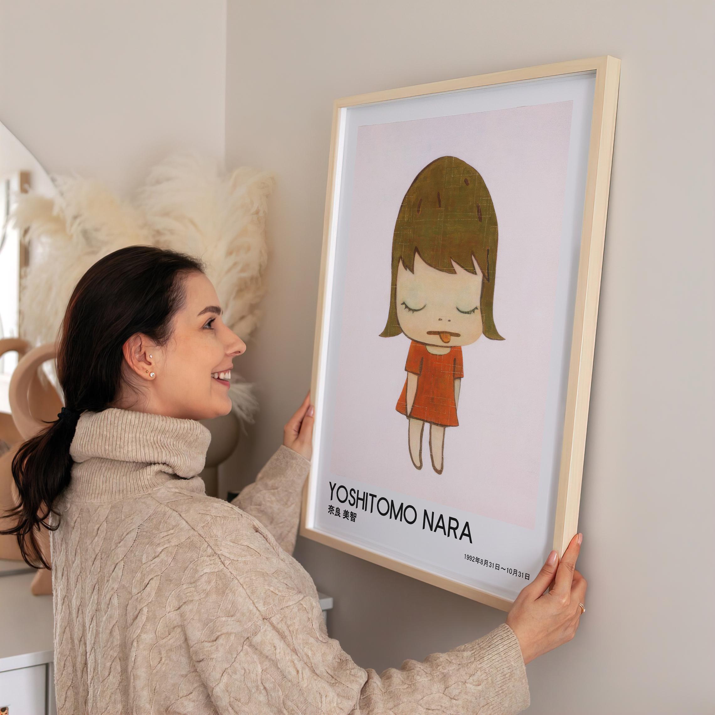 Cute Girl Character, Yoshitomo Nara, Digital Poster Download - Etsy