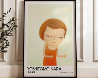 4K 奈良美智「Damn it All」奈良美智高解像度デジタル日本現代壁アート