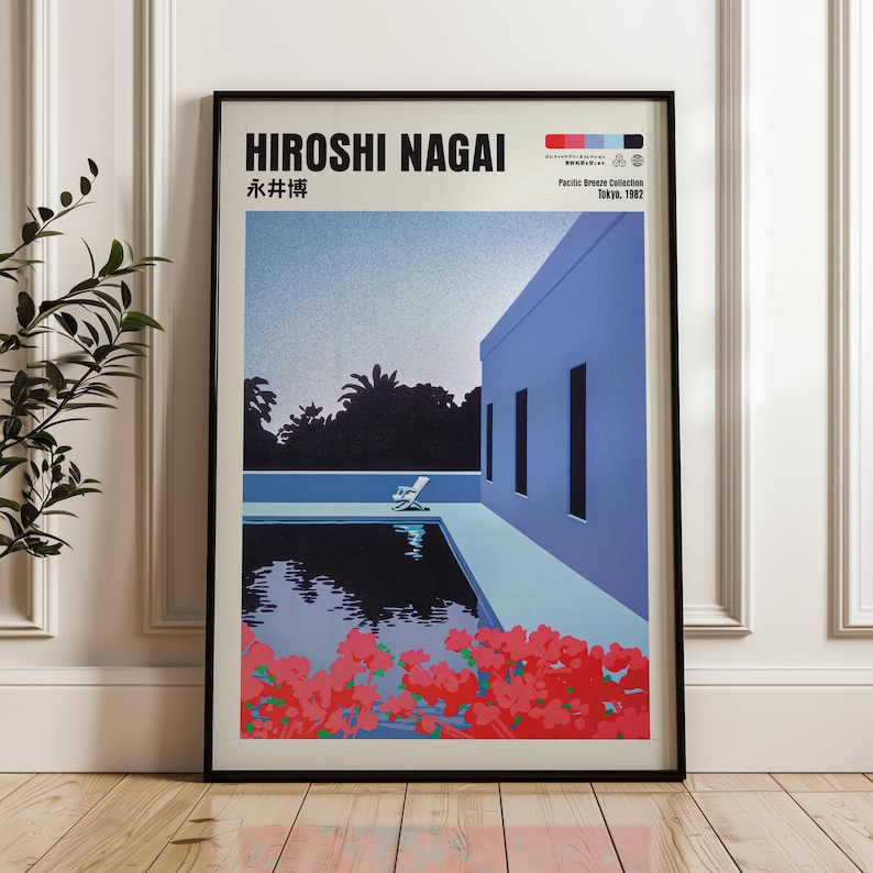 Hiroshi Nagai-posterbundel, set van 187 - Japanse stadspopafdrukken - digitale download afbeelding 17