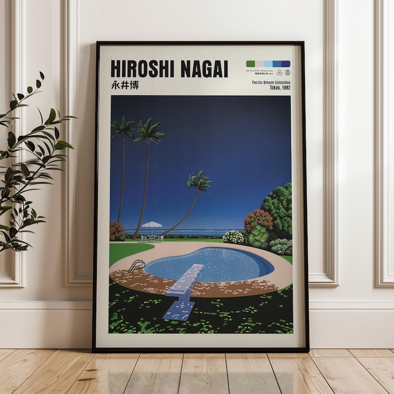 Hiroshi Nagai-posterbundel, set van 187 - Japanse stadspopafdrukken - digitale download afbeelding 15