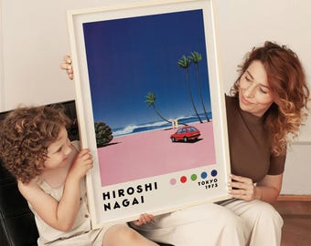 永井博アートプリント、デジタルダウンロード、日本のアートポスター