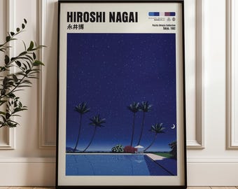 永井博のレトロ空港アート、極上のブレーズ・テイクオフ・プリント