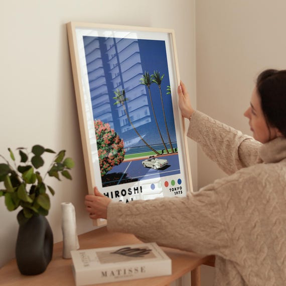 Hiroshi Nagai Art Print, Vaporwave Print, Digital Download