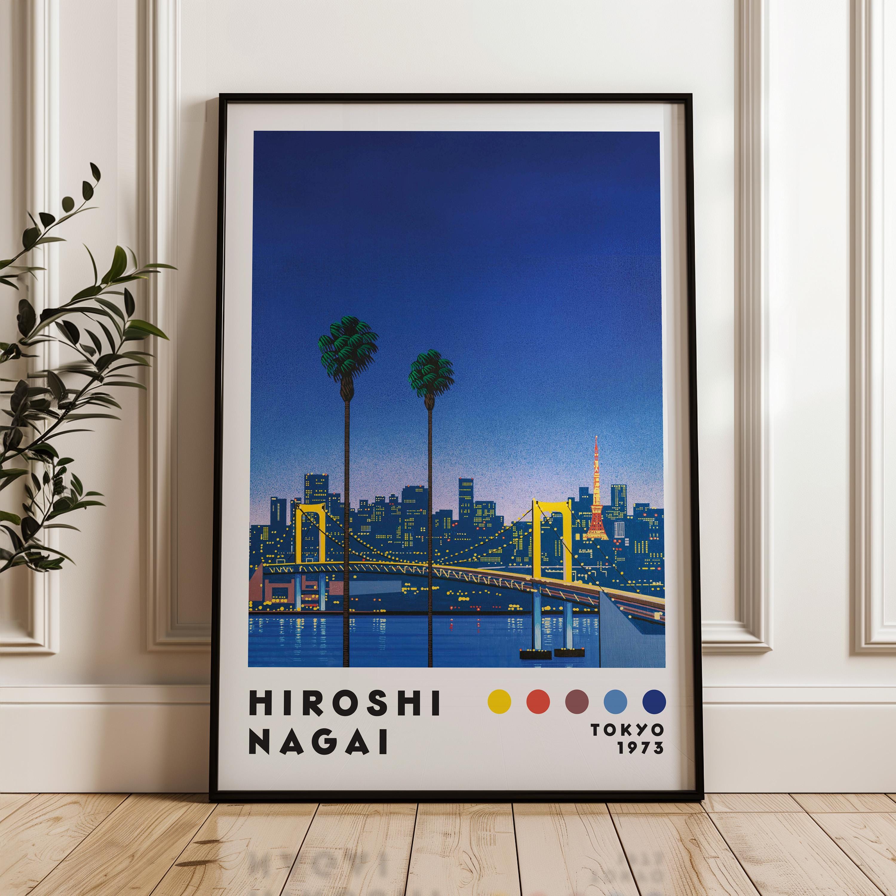 永井博アートプリント、ヴェイパーウェイヴプリント、ミニマリスト