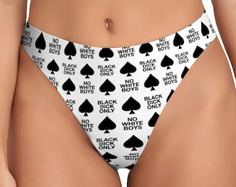 BBC ONLY Panties, Hotwife BBC Panties, Cuckold Underwear for Naughty Lingerie