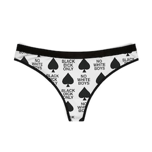 BBC ONLY Panties, Hotwife BBC Panties, Cuckold Underwear for Naughty Lingerie