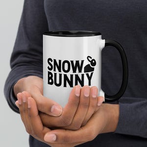 SnowBunny Mug , Black Owned, QOS Clothing, Queen Of Spades Mug, 15 oz Mug
