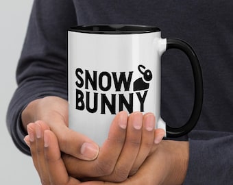 SnowBunny Mug , Black Owned, QOS Clothing, Queen Of Spades Mug, 15 oz Mug